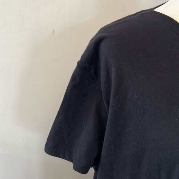 Dua Lipa black short sleeve tee shirt Size CL NWT - Picture 4 of 7